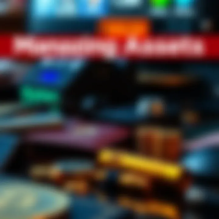 Managing Assets: Crypto and Traditional Finance Infographic on managing assets across crypto and traditional finance