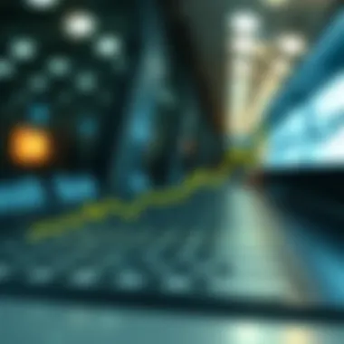 Graph showcasing potential node rewards over time