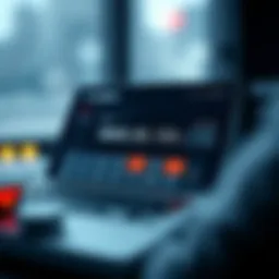 Visualization of the StrongBlock calculator interface