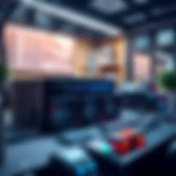 Mining hardware setup for cryptocurrency